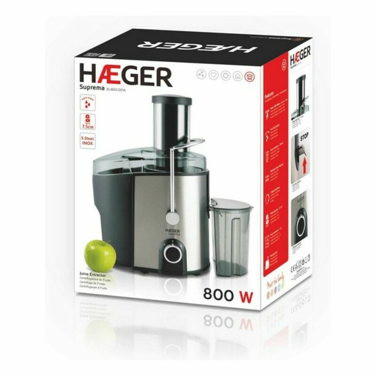 Blender Haeger JE-800.001A 800W Negru 800 W