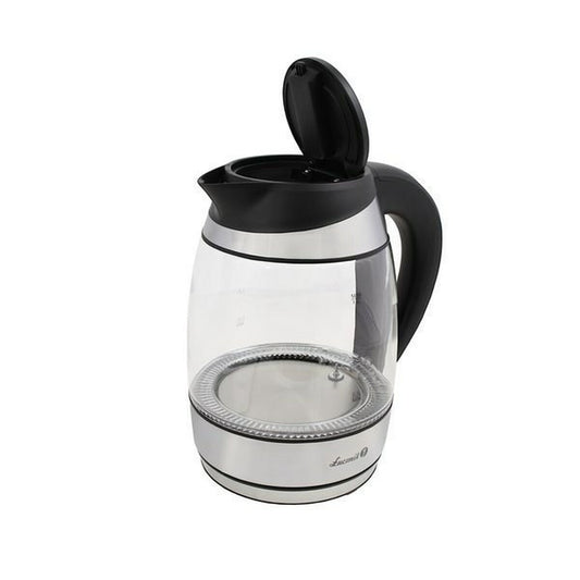 Kettle Łucznik WK-2020 Black Glass Stainless steel Plastic 2200 W 1,8 L