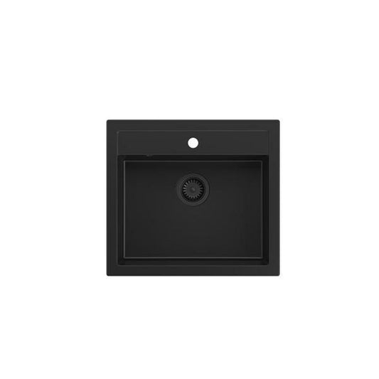 Sink with One Basin Quadron HCQB6054U7_BLM Black 54 x 20,5 x 59,5 cm