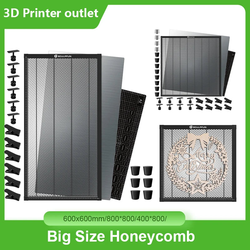 Engraving Machine, , Cutting Honeycomb Panel, Suitable for Diode CO2 Laser, 600X600 Size