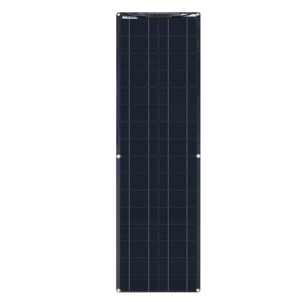 2pcs 50W 12V 100W Monocrystalline Flexible Solar Panel, Ultra Lightweight Thin