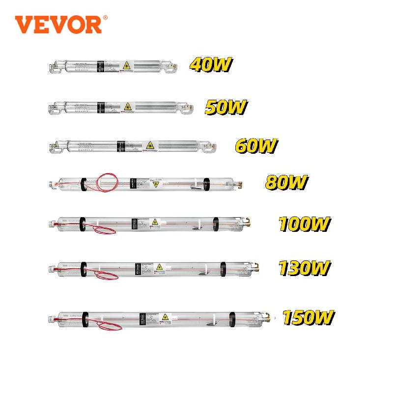 Puissant tube laser CO2 150 W, longueur 1 830 mm, diamètre 80 mm