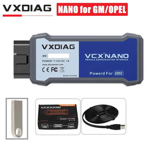 Diagnostic tools, , VCX NANO, GM/OPEL, GDS2 Scanner, V2022.05, Tech2WIN 16.02.24