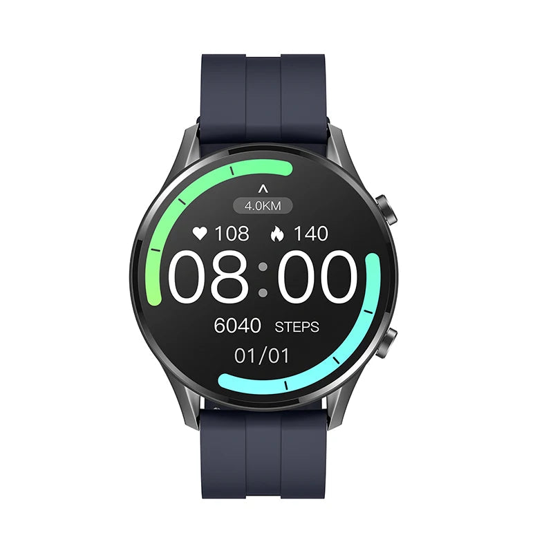 Montre connectée, W12, Bluetooth, tracker d'activité biologique 24h, fréquence cardiaque, moniteur de sommeil SpO2, affiche de données sportives, noir, taille : W12