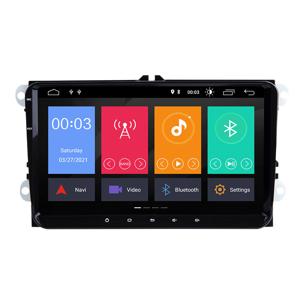 Lecteur multimédia de voiture, Xonrich, OBD2 CAM, Android, 2 Go, 32 Go, noir