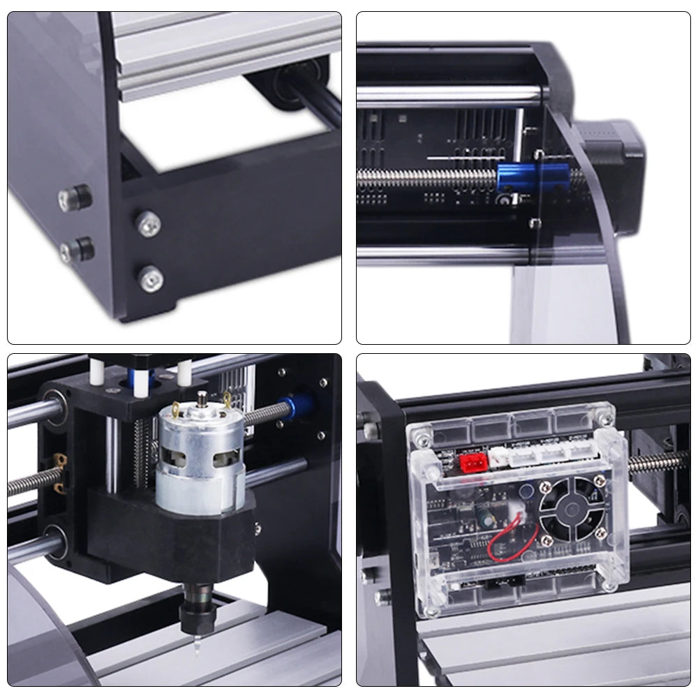 Machine de gravure Yofuly CNC 3018 Pro Max 3 axes GRBL fraisage Laser bois routeur PCB PVC 5500 mw Laser 3018P-M hors ligne