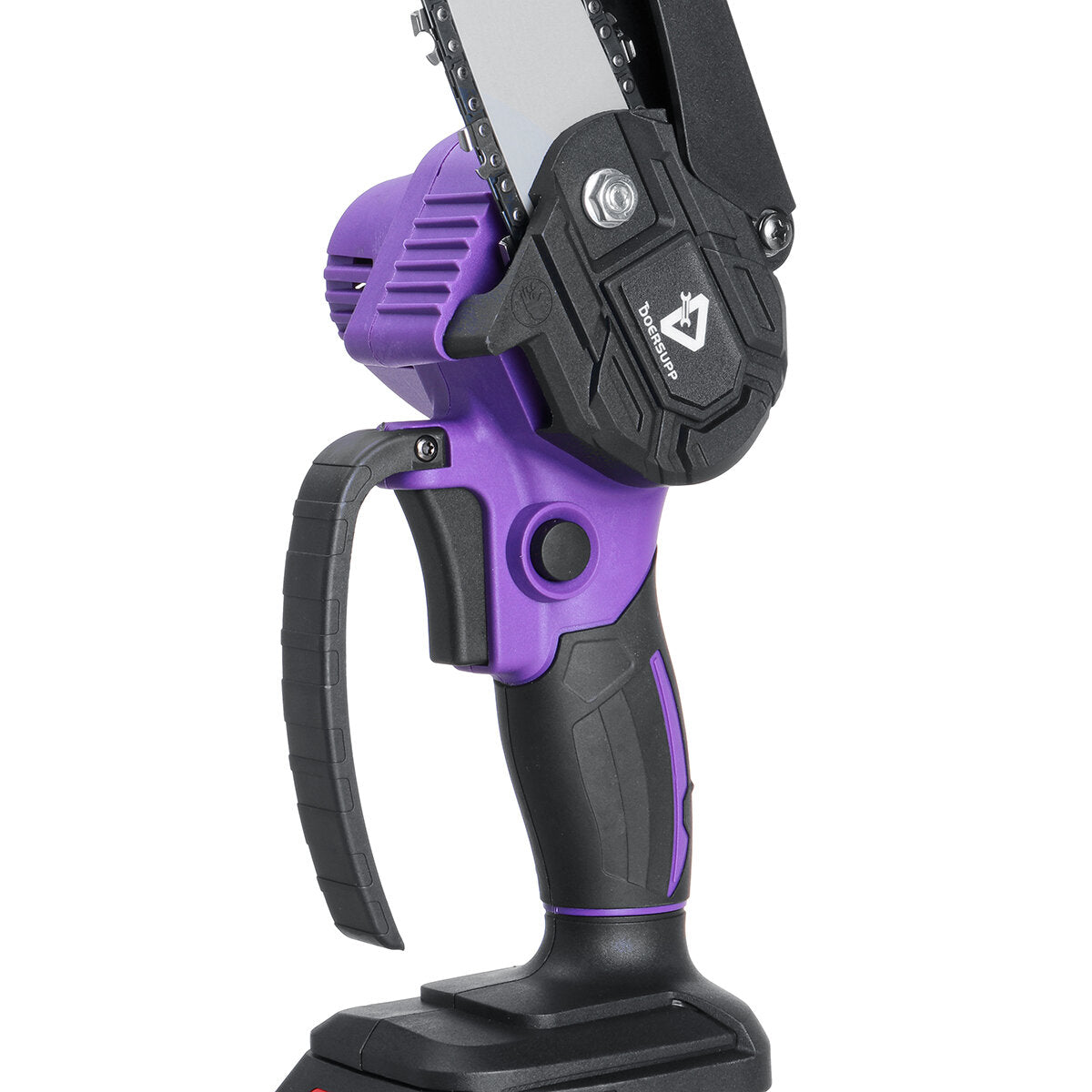 Ferăstrău electric, Meterk, 21V, 20 cm, fără fir, 2 baterii SET1, violet