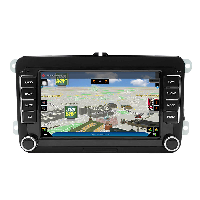 Lecteur multimédia de voiture, Byseven, Option9, Android 11, 4 Go, 64 Go, 8 cœurs, noir 