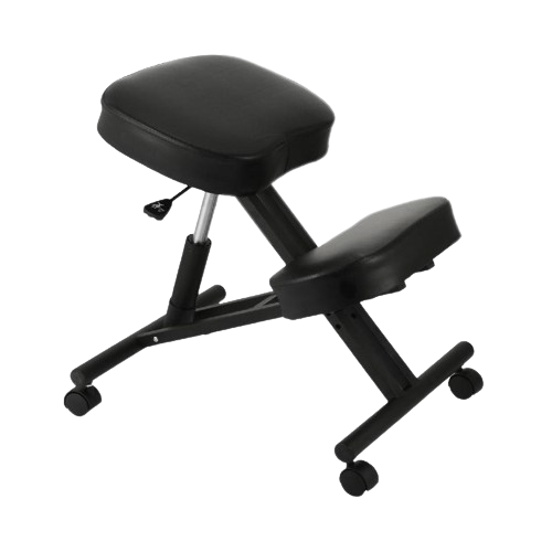 Ergonomic Kneeling Chair with Thick Cushion and Adjustable Height for Body Shaping and Posture Balance at Home or Office (50cm)