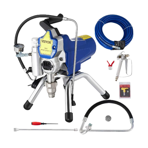 Ultra Silent High Pressure Air Paint Spray Gun for Walls 3000PSI - 2.5L/Min