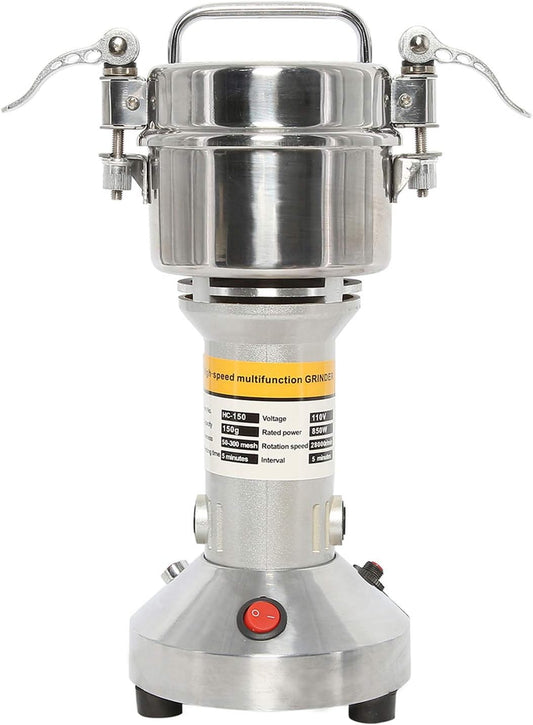 Electric Grinder, 28000 RPM, High Speed, 500G, Silver