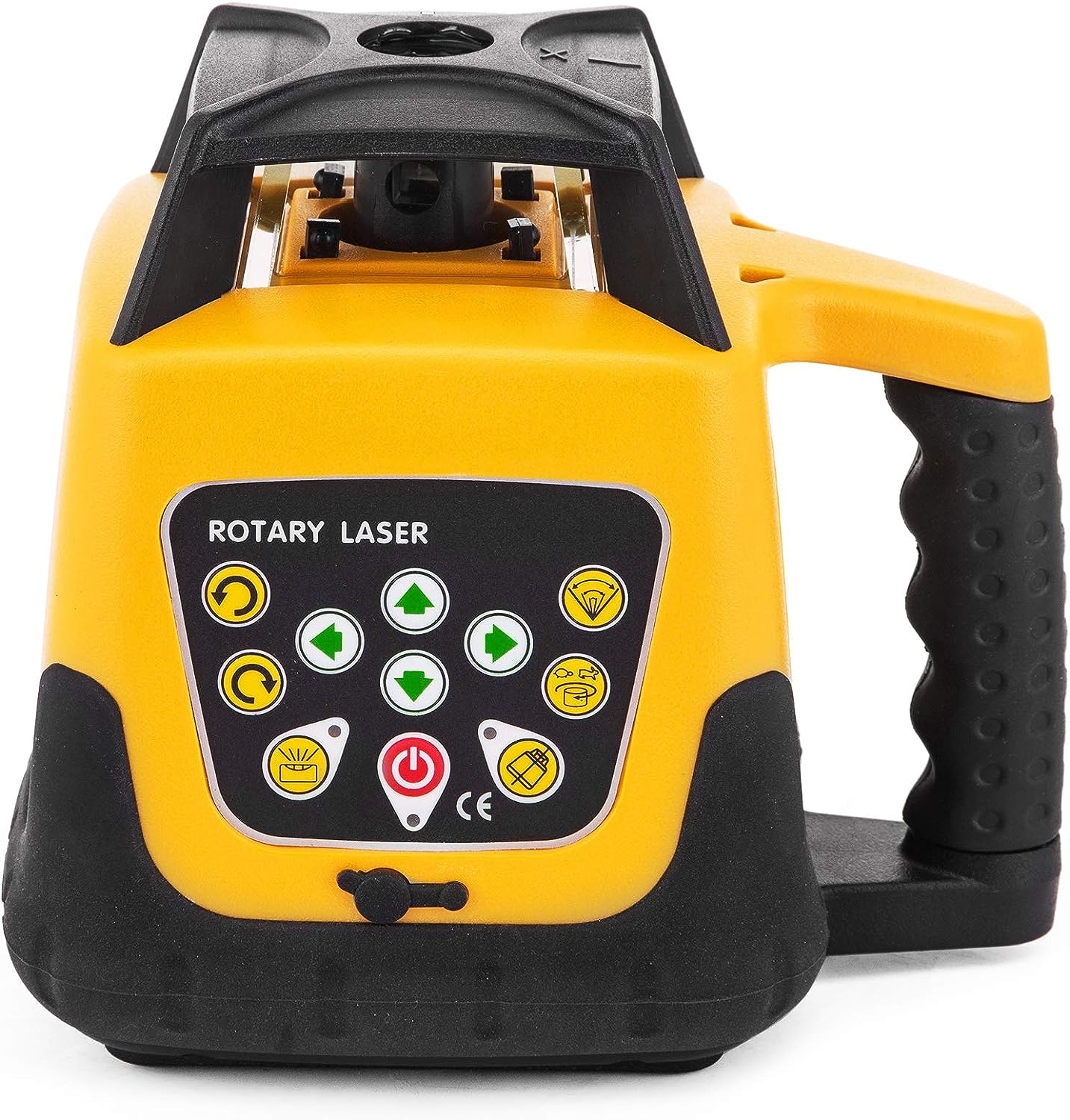 Rotary Laser Level, Vevor, 500m, Self-Leveling, Red Green Beam 2, Yellow