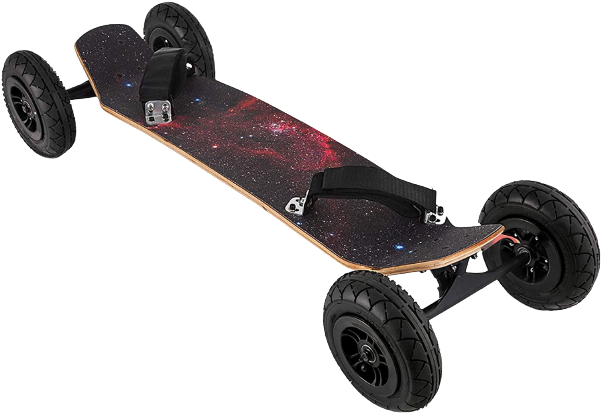 Longboard Mountain Skateboard 37" with 7.8" Wheels for Adults & Teens