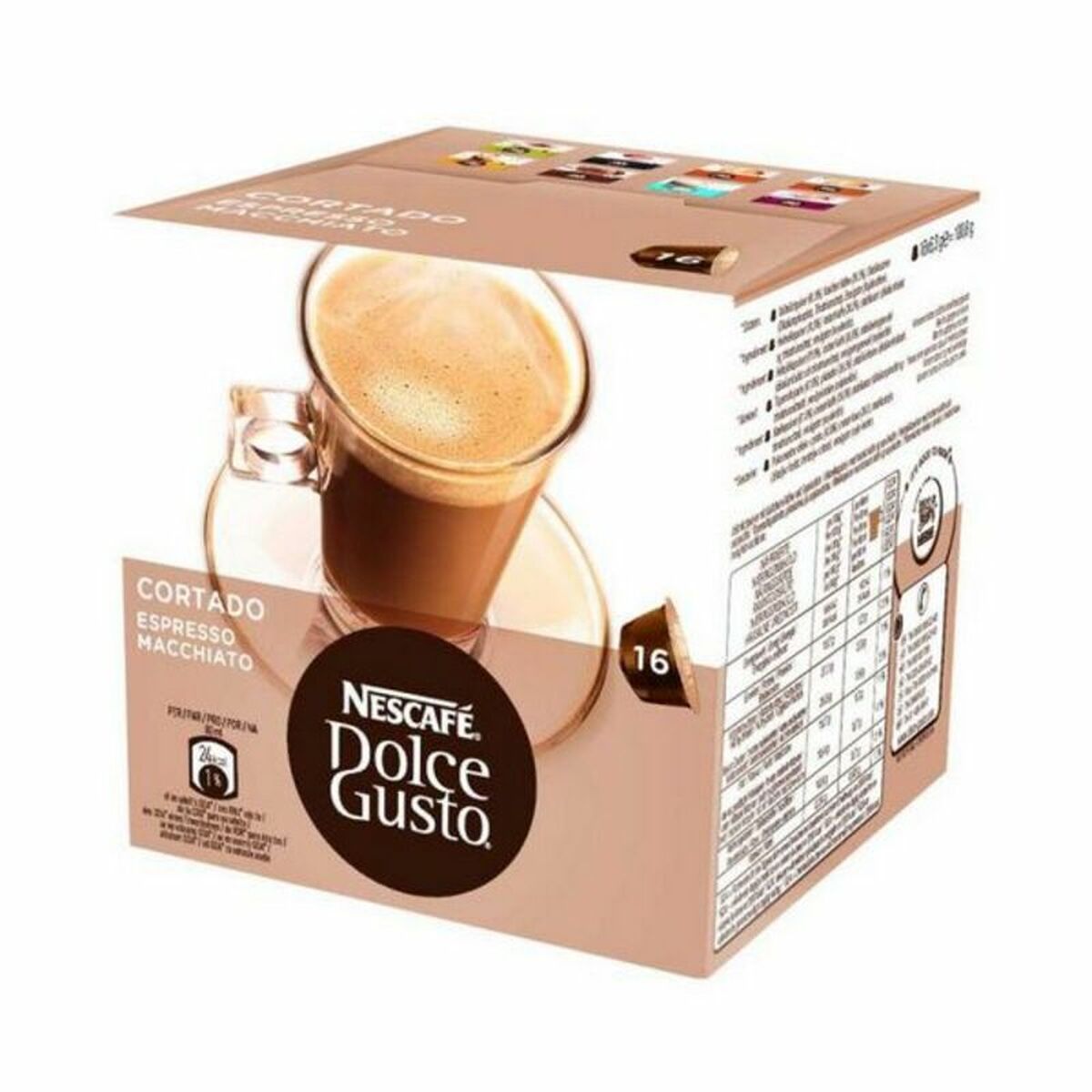 Carcasă Nescafé Dolce Gusto 96350 Espresso Macchiato (16 uds)