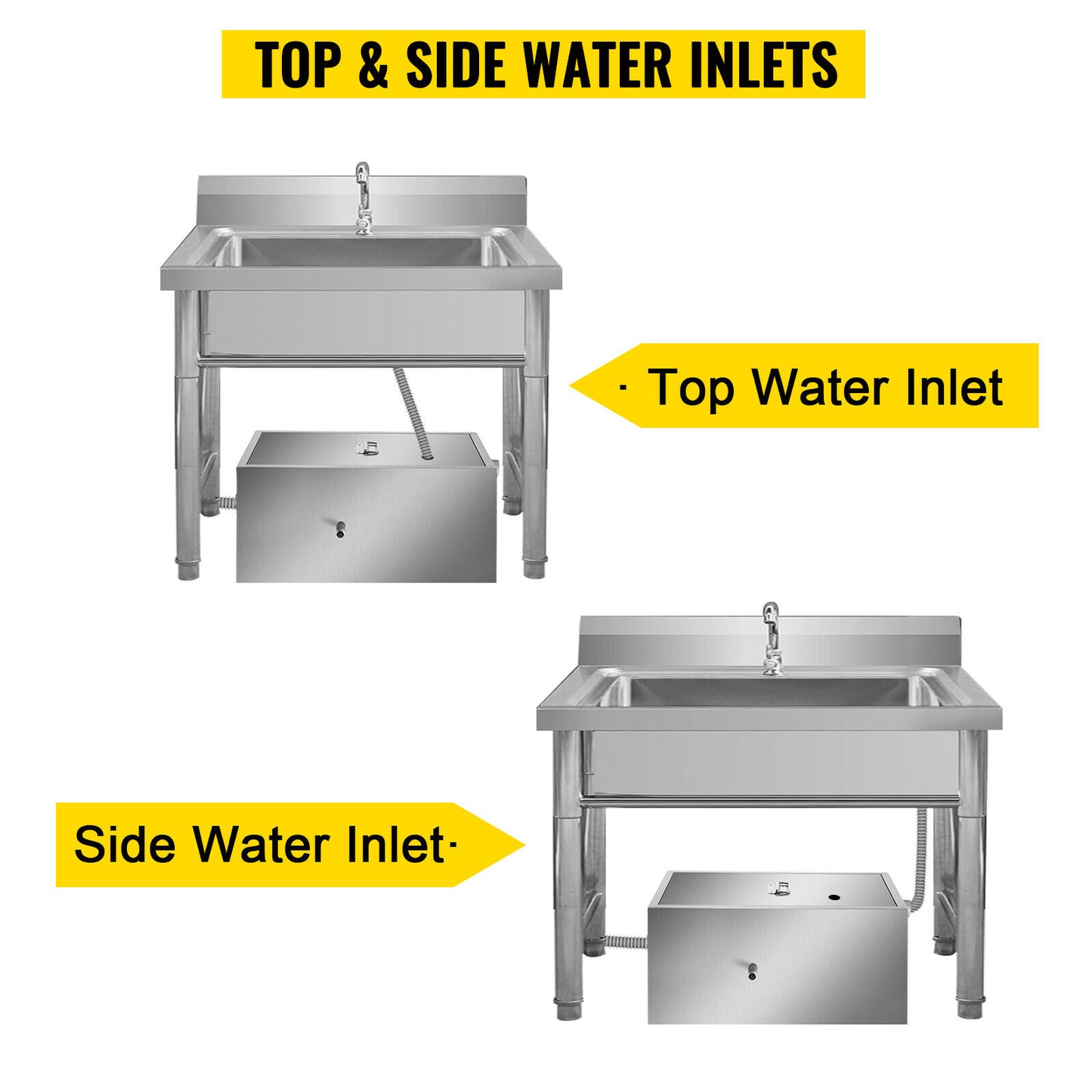 Stainless Steel Grease Trap with Fractional Filtration - 25LB