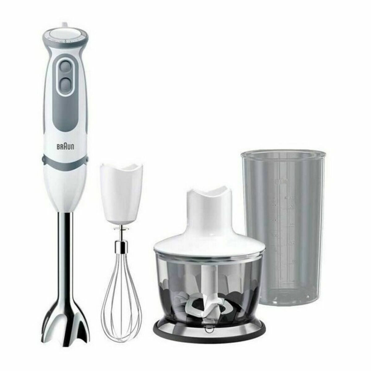 Hand-held Blender Braun MQ 5235 WH White White/Grey 1000 W