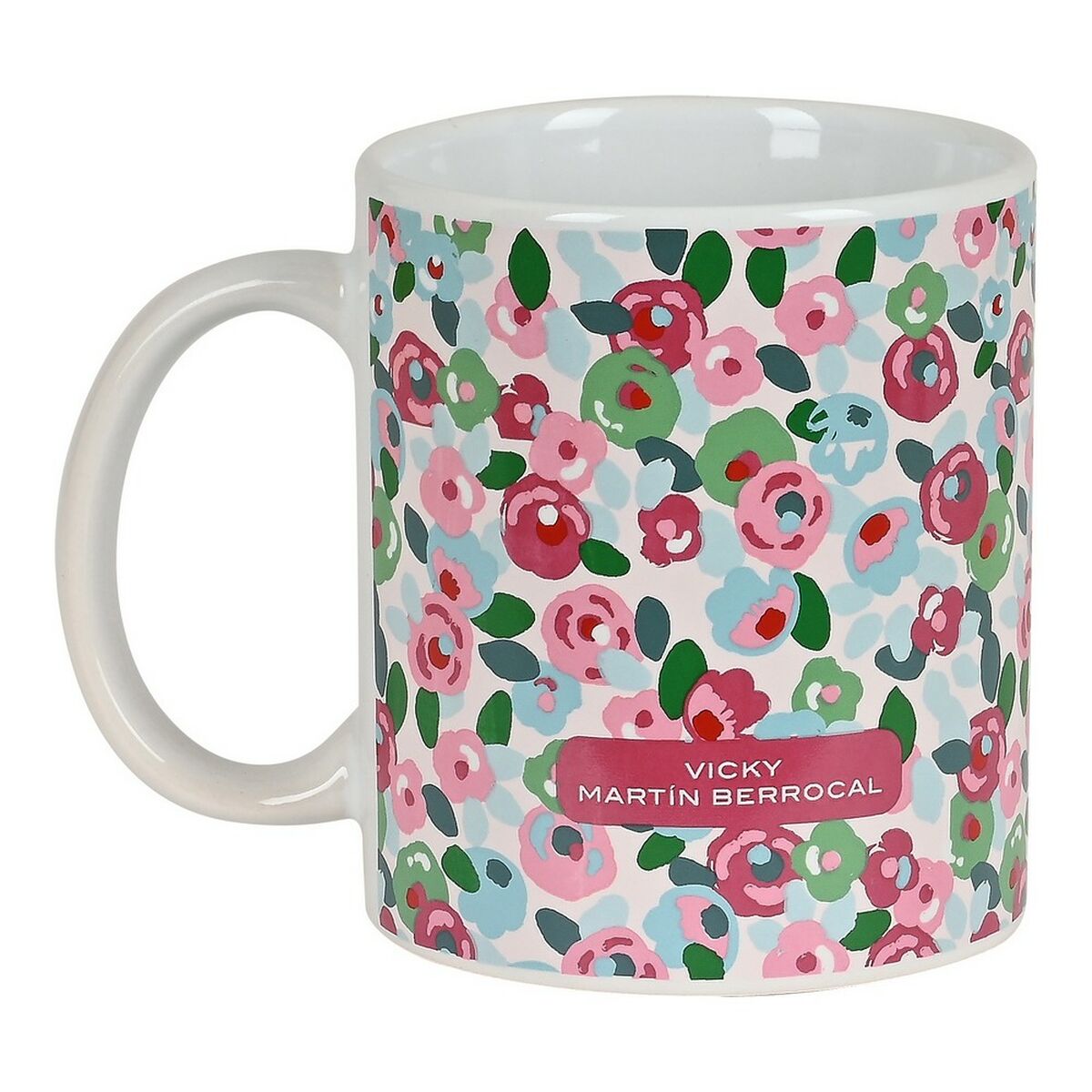 Mug Vicky Martín Berrocal Rosebloom Ceramic Multicolour (350 ml)