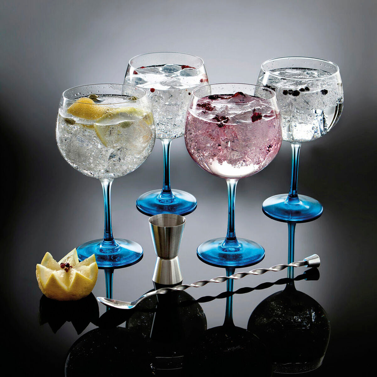 Set Pentru Cocktail Luminarc Gin Multicolor Sticlă 6 Piese