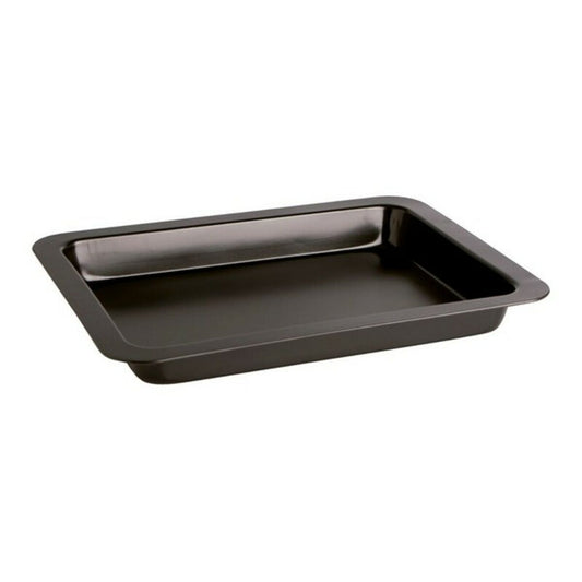 Tavă pentru Cuptor Anti-lipire Quid Sweet Grey Negru oțel galvanizat 43 x 29 x 2 cm