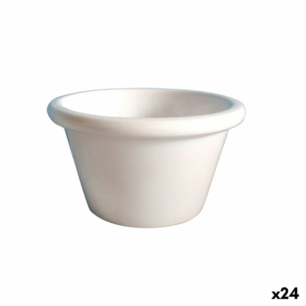 Ramekin Quid Professional Melamina Alb Plastic 8,5 x 8,5 x 4,5 cm (24 Unități)