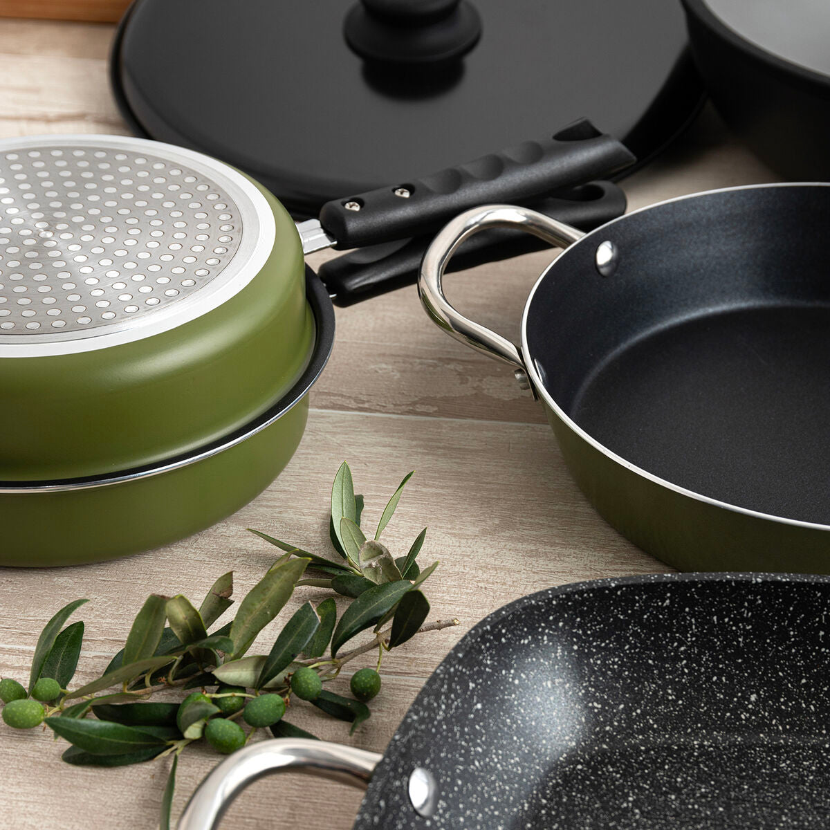 Omelette Pan Quid Naturalia 20 cm Dark green