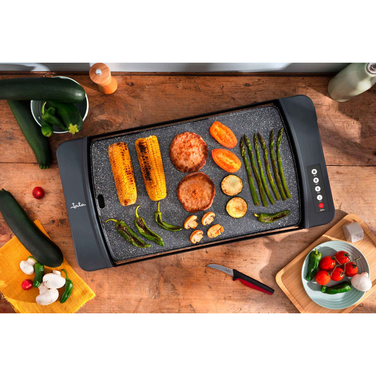 Grill JATA Black 46 x 28 cm 2600 W