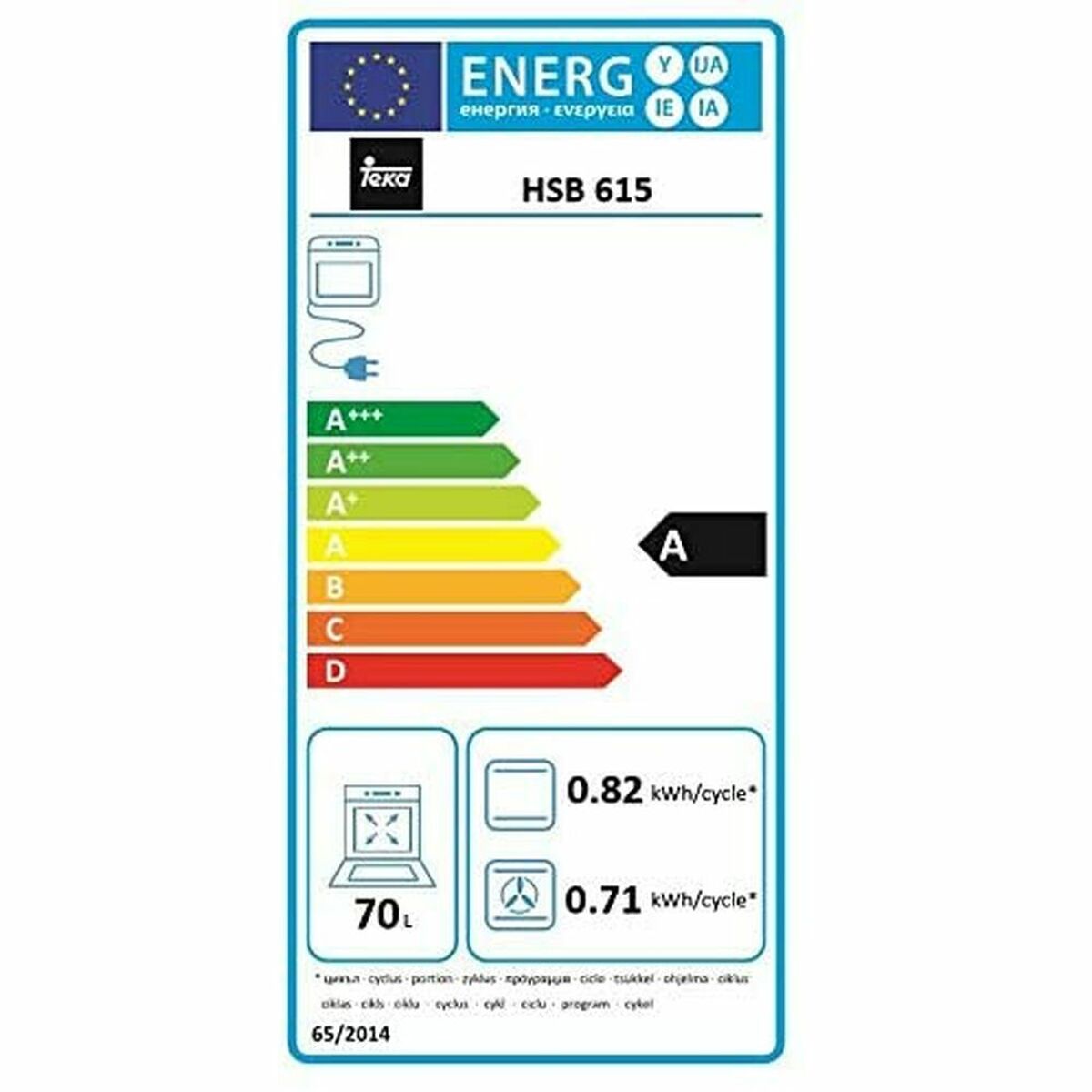 Cutor Multifuncțional Teka HSB 615 2615 W 70 L