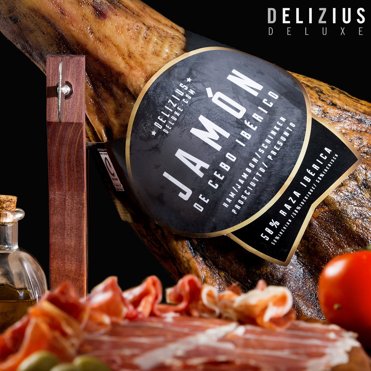 Jamón Ibérico de Cebo Delizius Deluxe