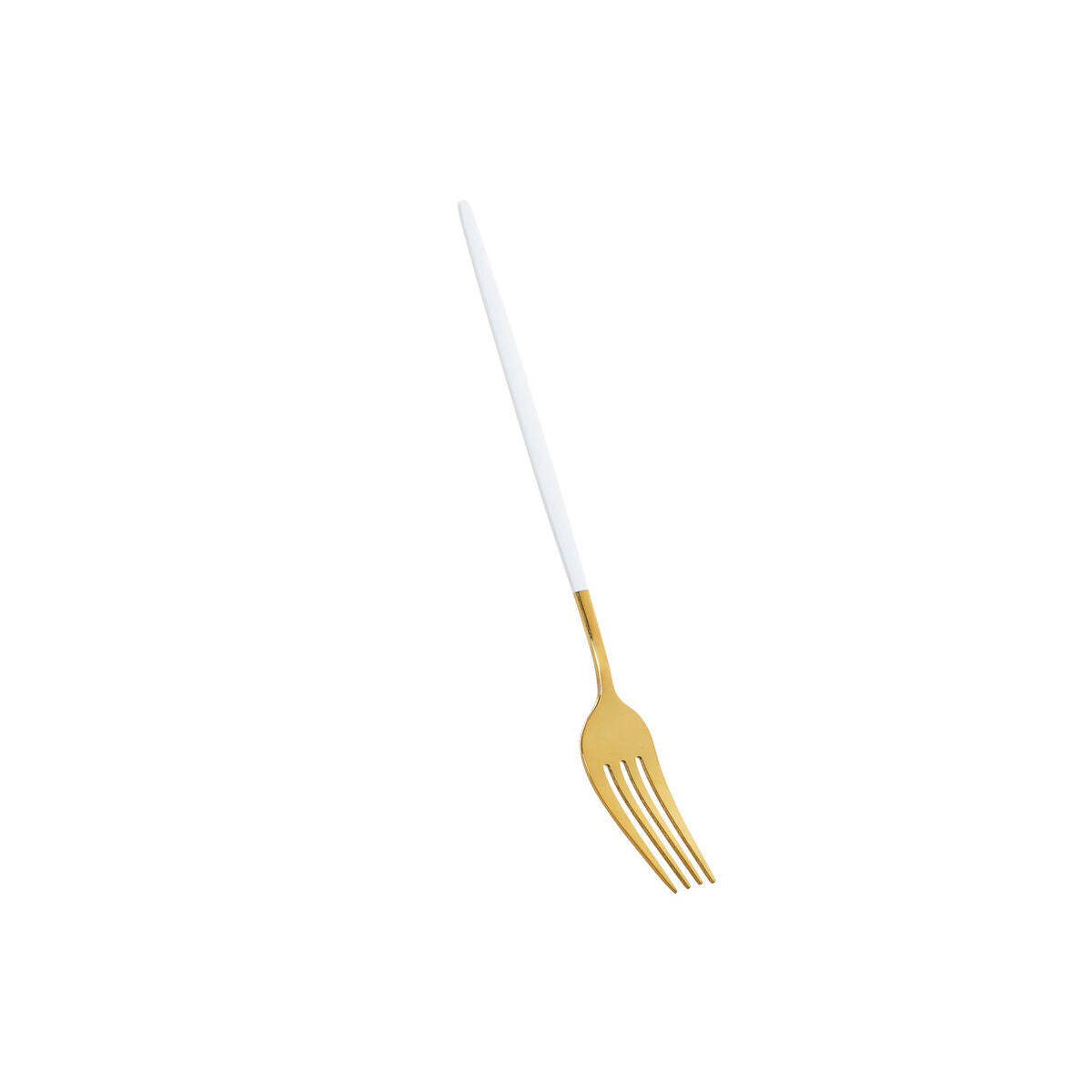 Cutlery DKD Home Decor White Golden Stainless steel 4,5 x 2,5 x 20,5 cm 24 Pieces