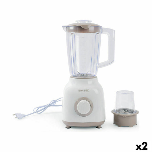 2-in-1Blender Basic Home 1,5 L 250 W (2 Units)