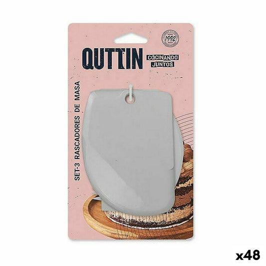 Dough cutter Quttin 3 Pieces 11 x 19 x 1 cm (48 Units)