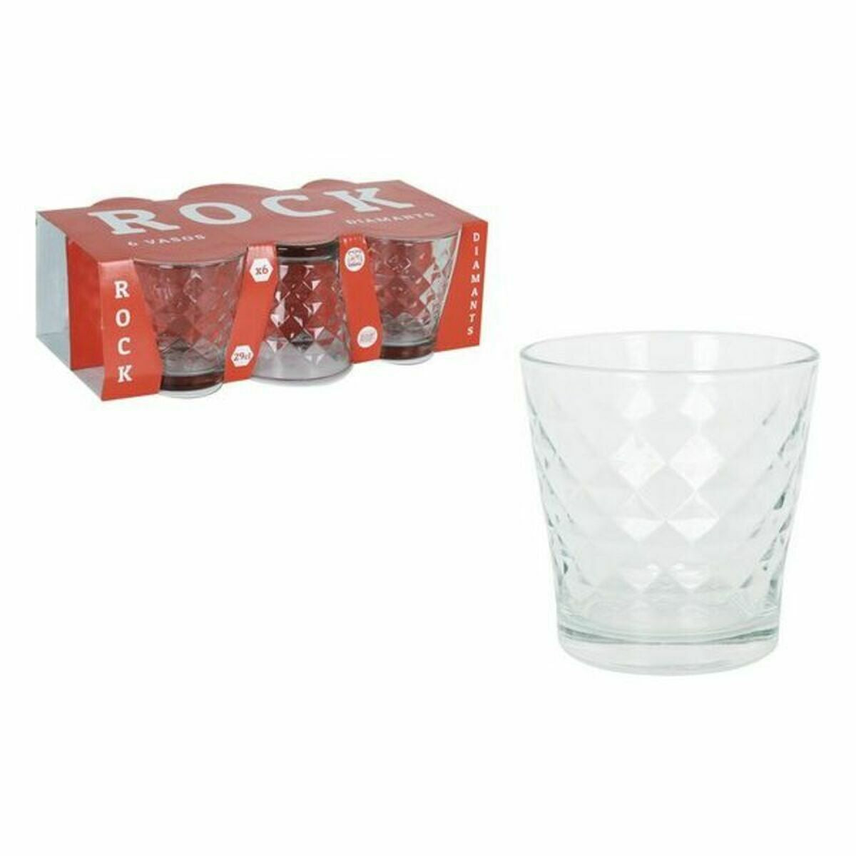 Set of glasses La Mediterránea 123881 6 Pieces (6 Units)