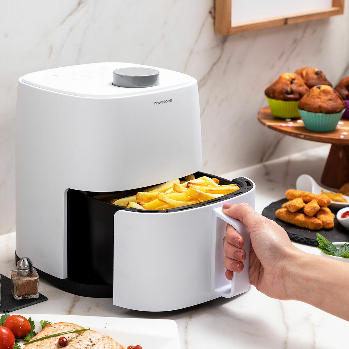 Air Fryer InnovaGoods White 1200 W 2 L (Refurbished B)