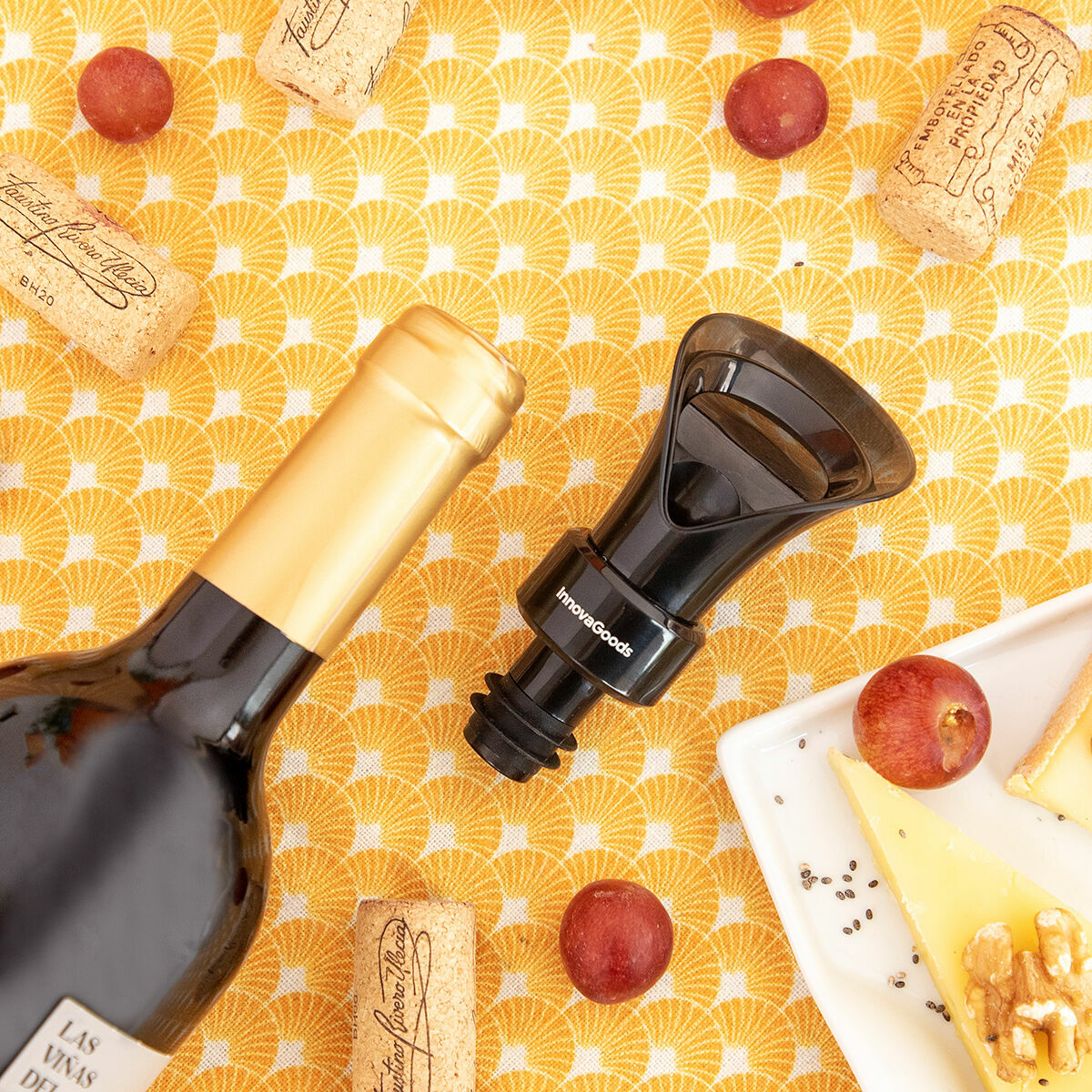 Dozator de vin 2 în 1 Aerator cu dop Wintopp InnovaGoods