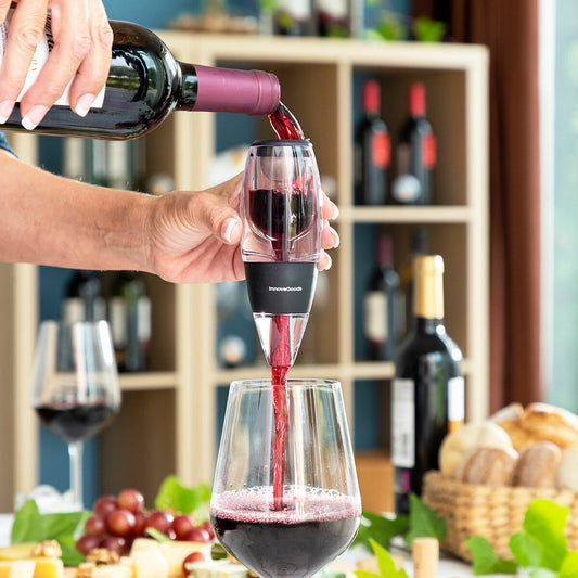 Aerator de vin cu filtru, suport și husă Wineir InnovaGoods