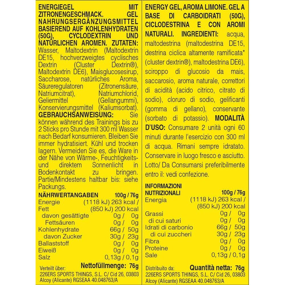 Băutură energizantă 226ERS 5011 Lămâie