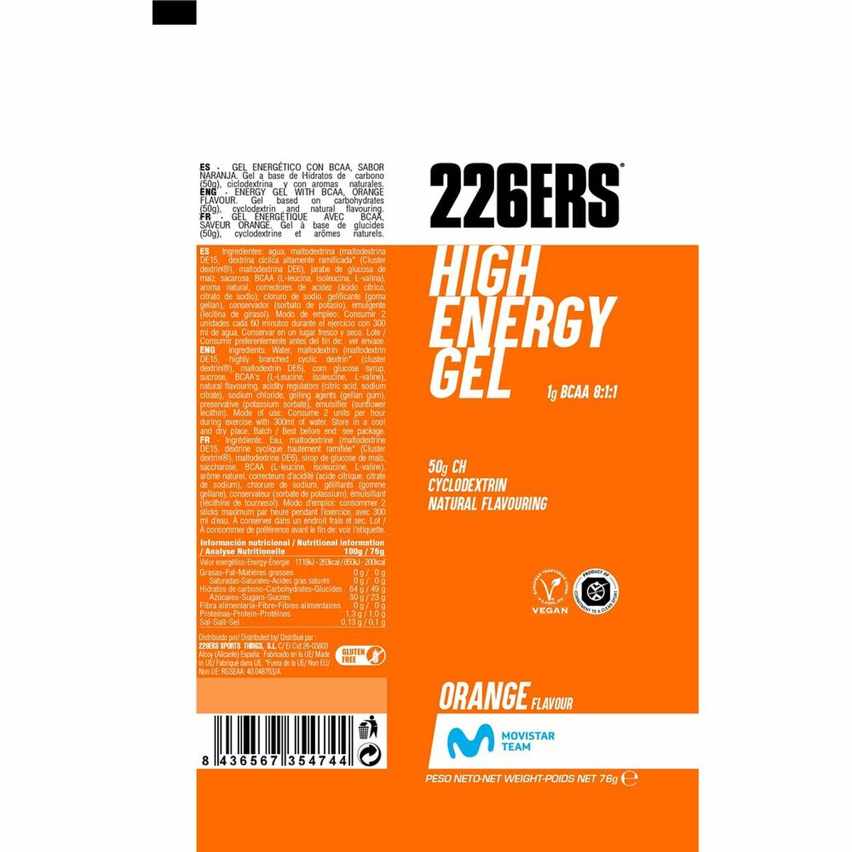 Energy Drink 226ERS 5474 Orange