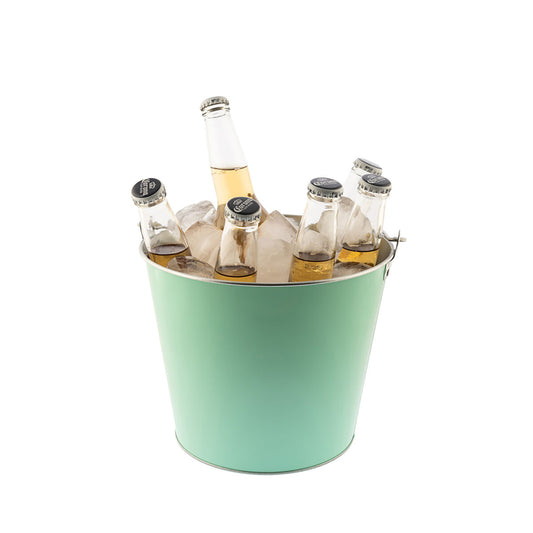 Ice Bucket Koala   With handle Green Metal 5 L