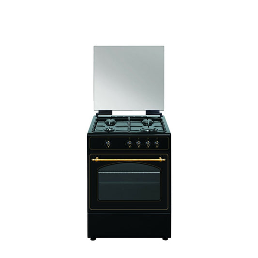 Plită cu Gaz Vitrokitchen RU6060N     NAT 64 L 60 cm Antracit