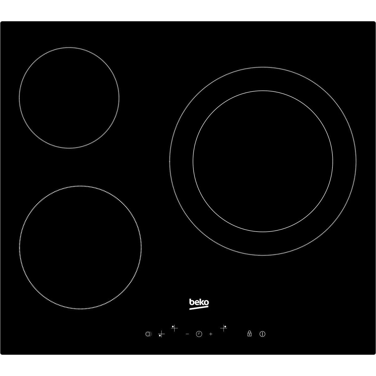 Plită vitroceramică BEKO HIC63402T 60 cm 58 cm 5700 W