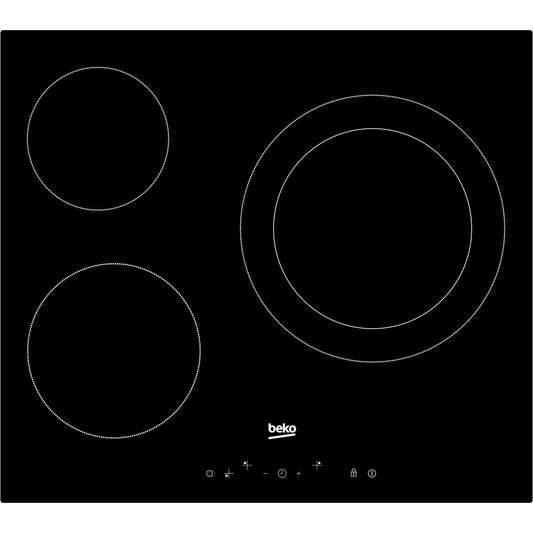 Glass-Ceramic Hob BEKO HIC63402T 60 cm 58 cm 5700 W