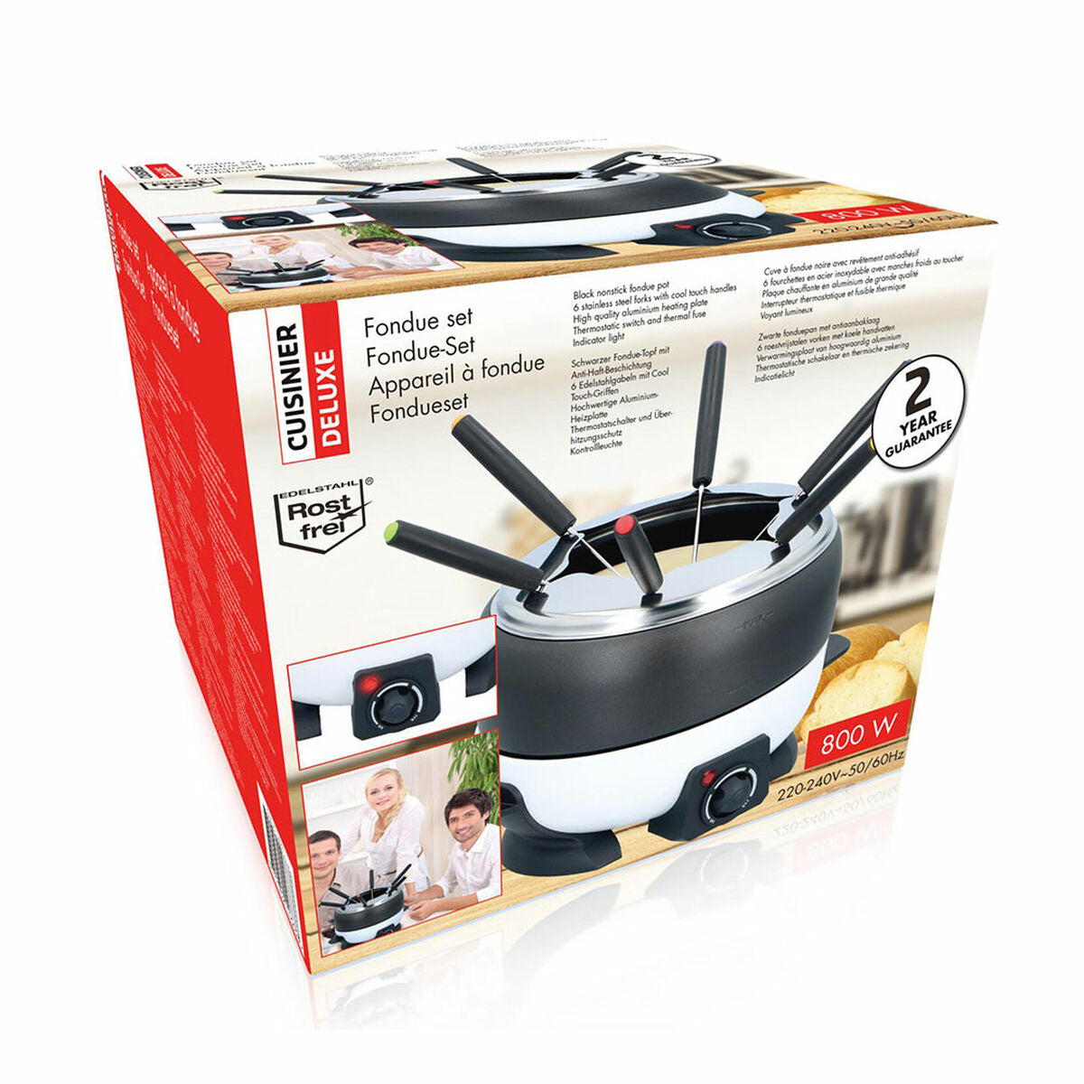 Aparat Fondue Cuisinier Deluxe