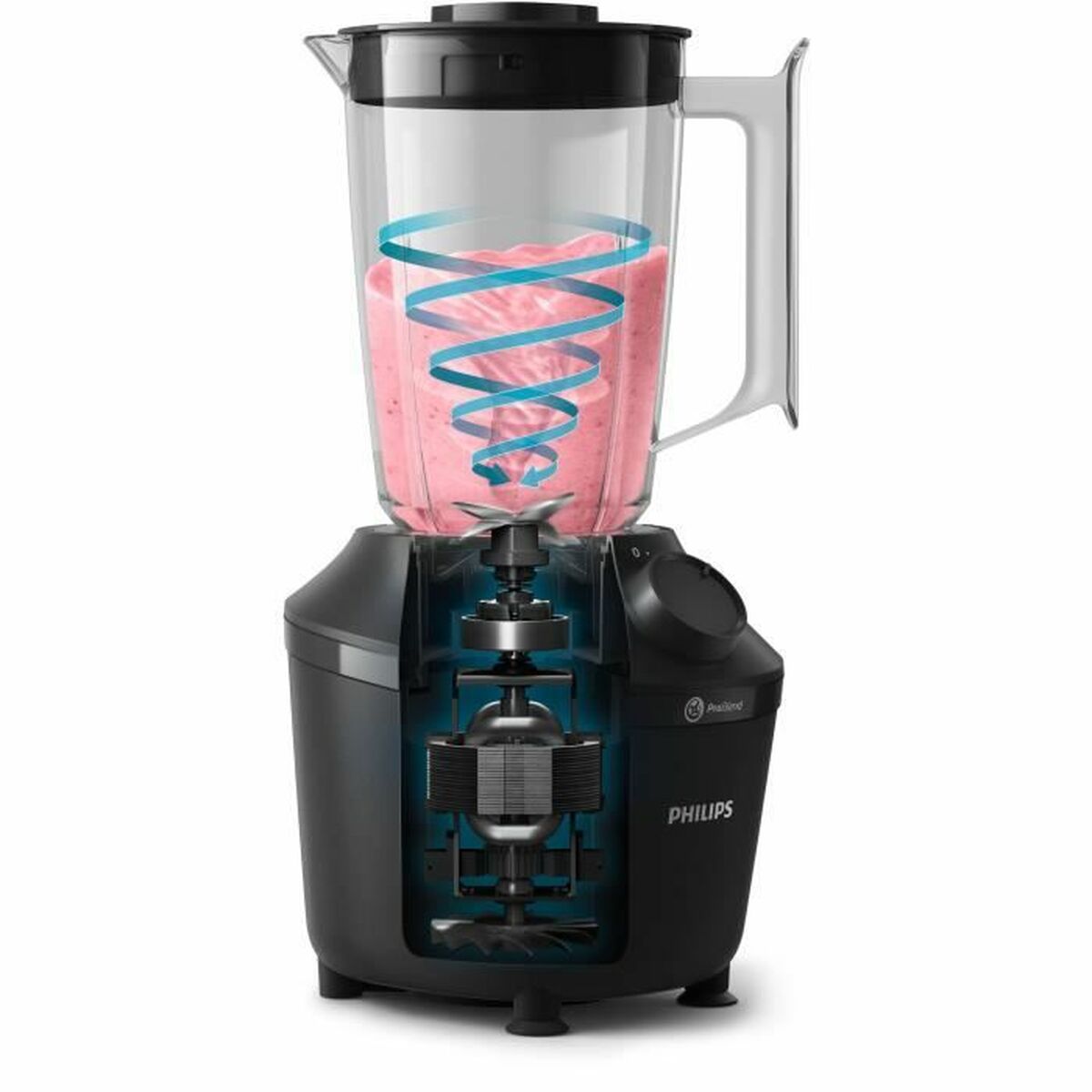 Blender Philips HR2041/41 Negru 450 W 1 L 1,9 L