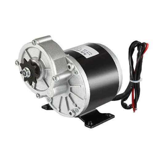 DC Motor, 24V, 350W, 3000rpm, 14A, Reversible, Black