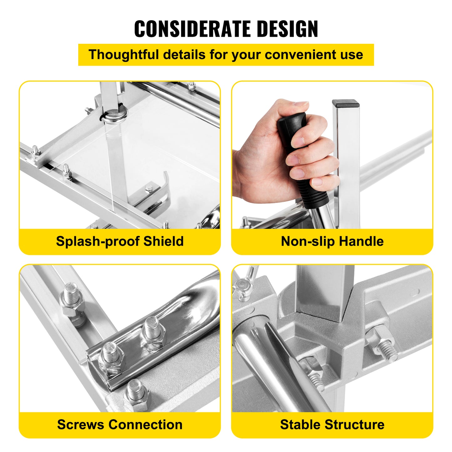 Portable chainsaw holder, adjustable, stainless steel, silver