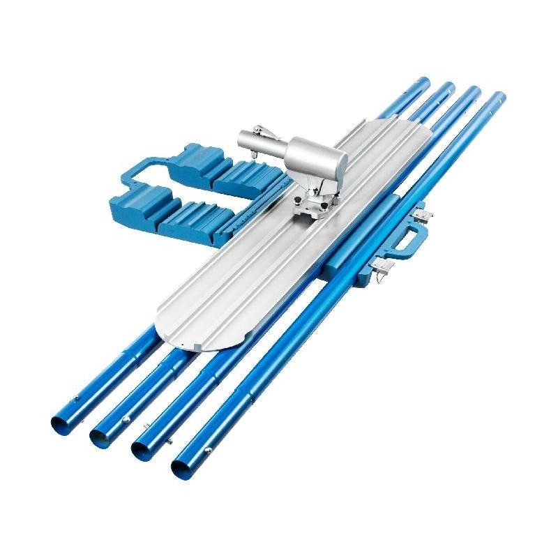 Finishing tile cutter, 1200 x 200 mm, 4 handles, blue