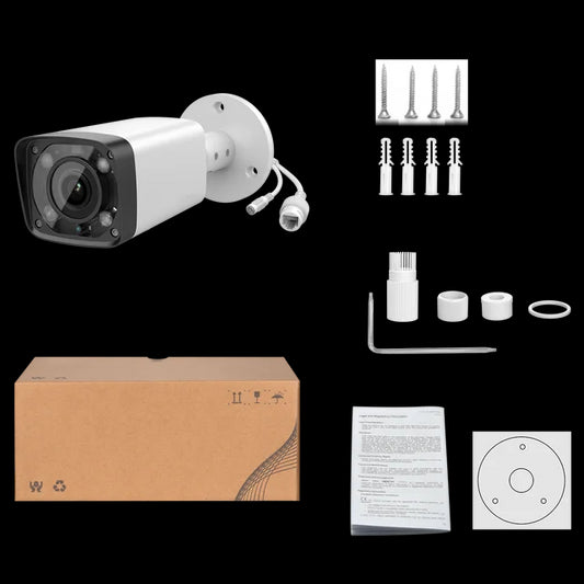 Outdoor surveillance camera, 4MP VD-2FR41-ZS, 5X Optical Zoom, SD Card, IP67, Bullet PoE IR 60M