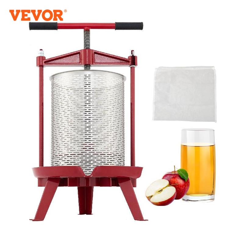 Stainless Steel Fruit Wine Press for Making Wine (3.7Gal/14L)