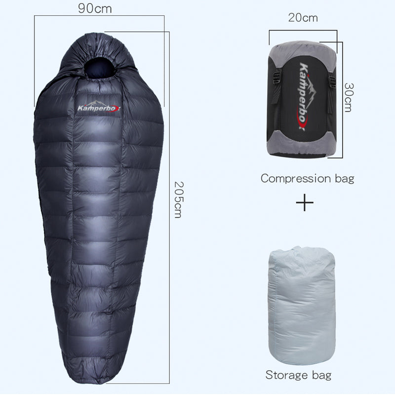 Sac de couchage d'hiver Goose 1000g - Matériel de camping