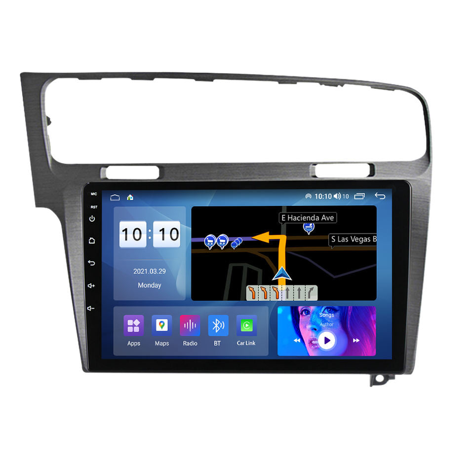 Lecteur multimédia de voiture, Podofo, 1 Go, 16 Go, GPS, Android, Hifi, 4G, Noir